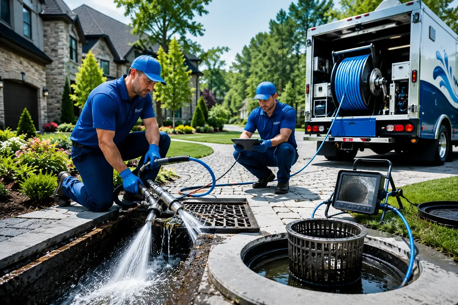 Local outdoor drain cleaning professionals in Deersville, OH