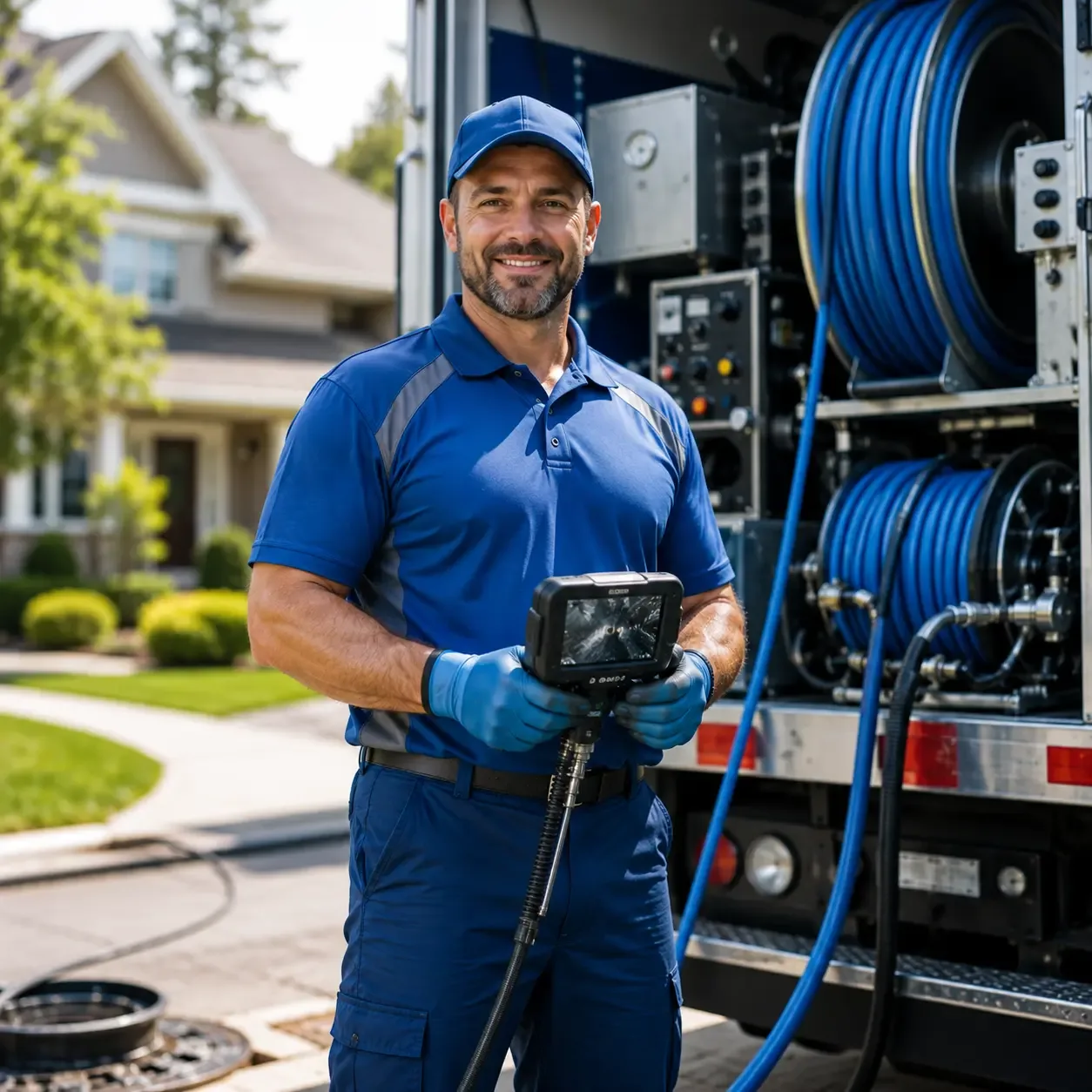 Local outdoor drain cleaning specialists in Deersville, OH